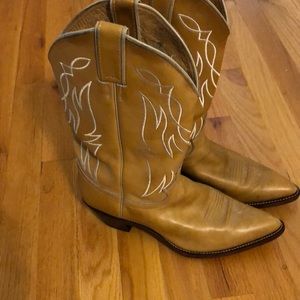 Justin Genuine Leather Cowboy Boots